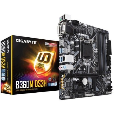 GIGABYTE B360M DS3H DDR4 VGA DVI-D HDMI 1151v2