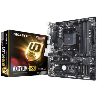 GIGABYTE AX370M-DS3H DDR4 HDMI DVI-D USB3.1 AMD4