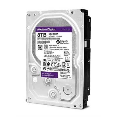 8 TB 3.5 WD SATA 256MB PURPLE WD81PURZ