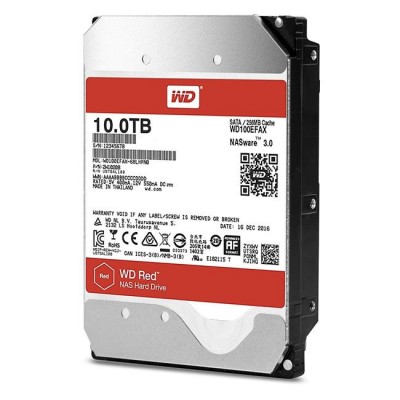 10TB WD RED 3,5 SATA III 256MB 7/24 NAS WD100EFAX