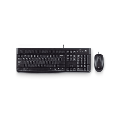 LOGITECH MK120 Q USB KABLOLU SIYAH SET 920-002560